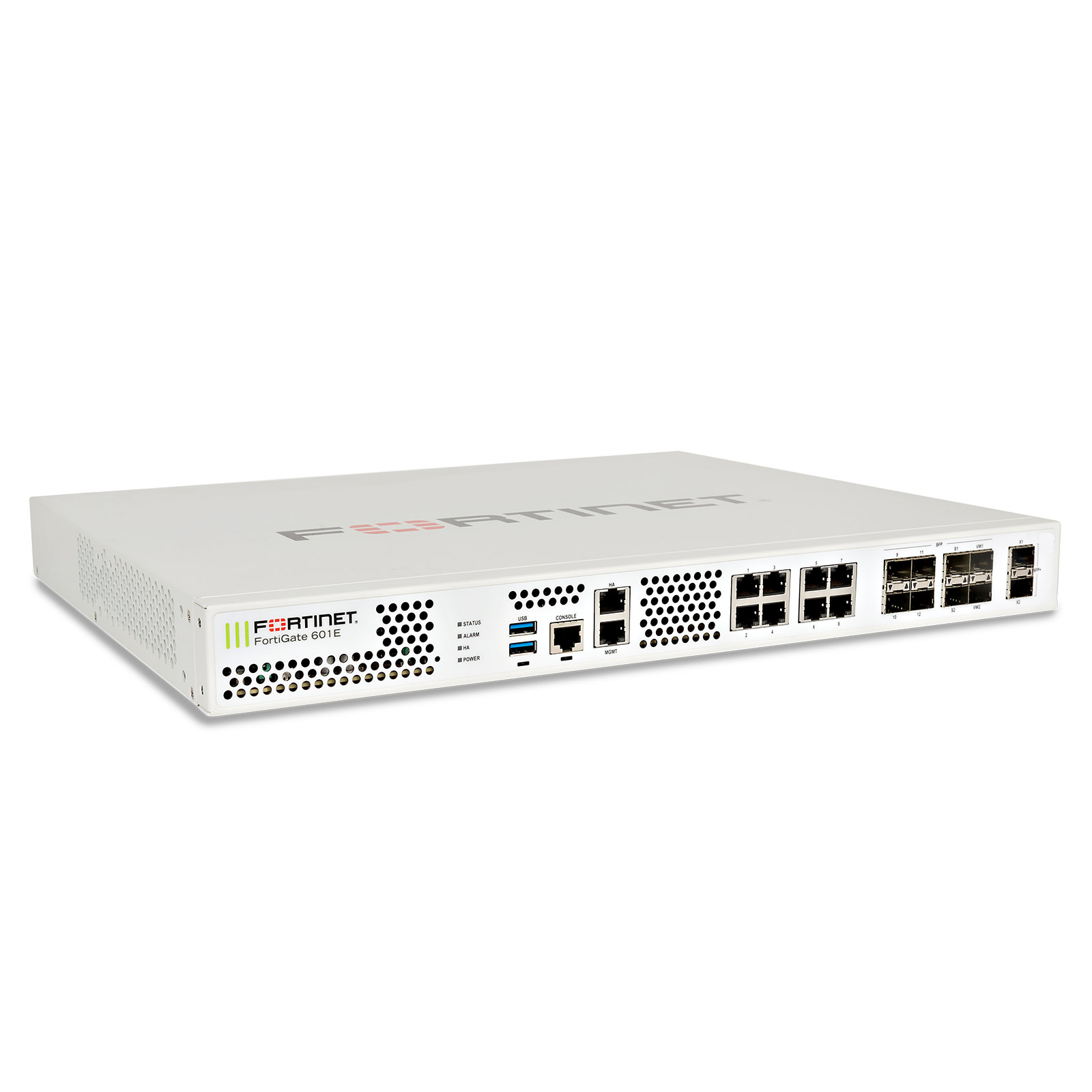 FortiGate 600E - 2x 10 GE SFP+ slots, 10x GE RJ45 ports (including 1x MGMT port, 1x HA port, 8x switch ports), 8x GE SFP slots, SPU NP6 and CP9 hardware accelerated - Fortinet FG-600E - Image 2